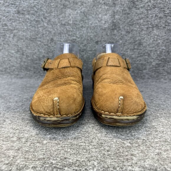 ✅Womens 9 Born Shoes Handcrafted Casual Buckle Loafer Comfort Brown Leather Flat - Picture 6 of 11